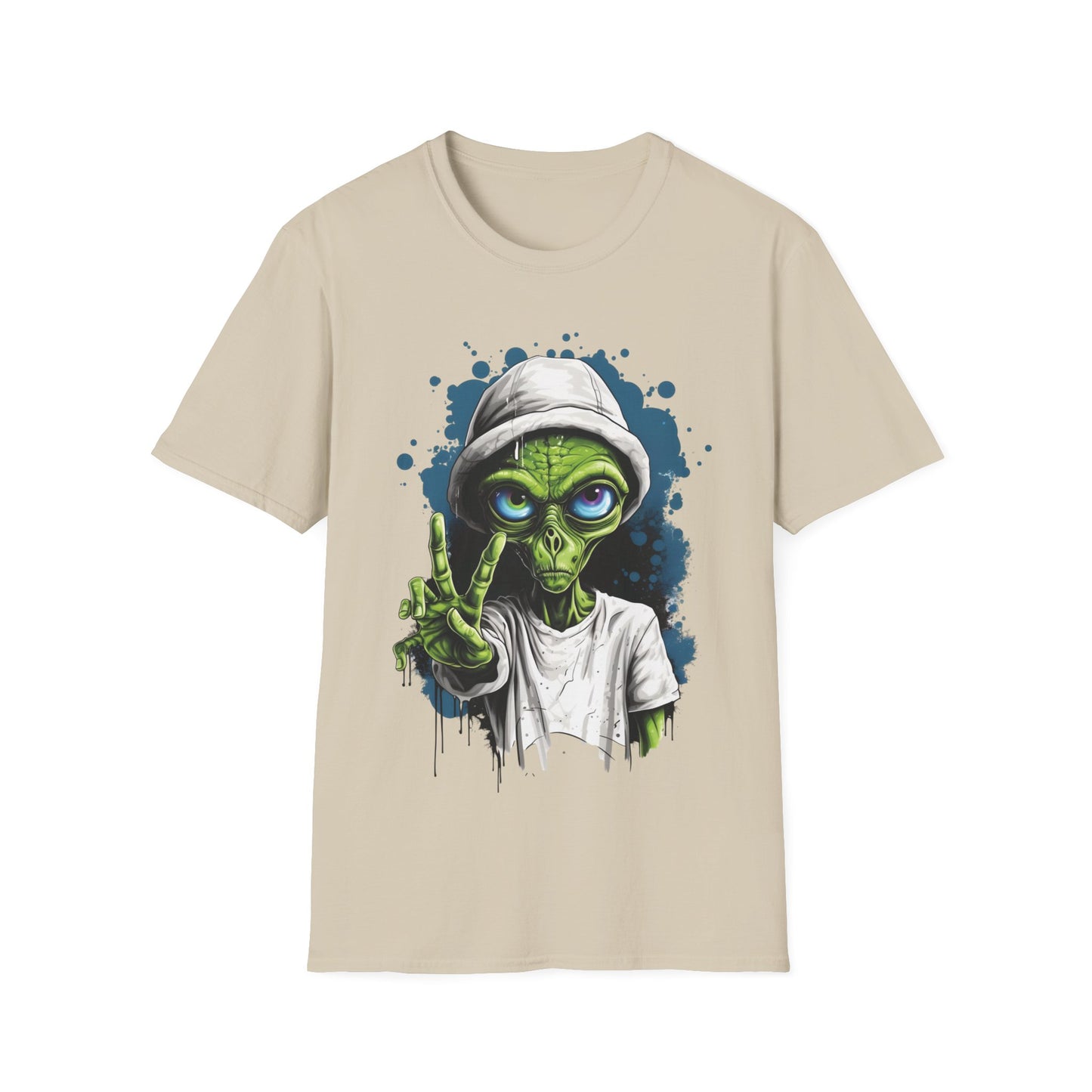 Alien Peace Sign T-Shirt